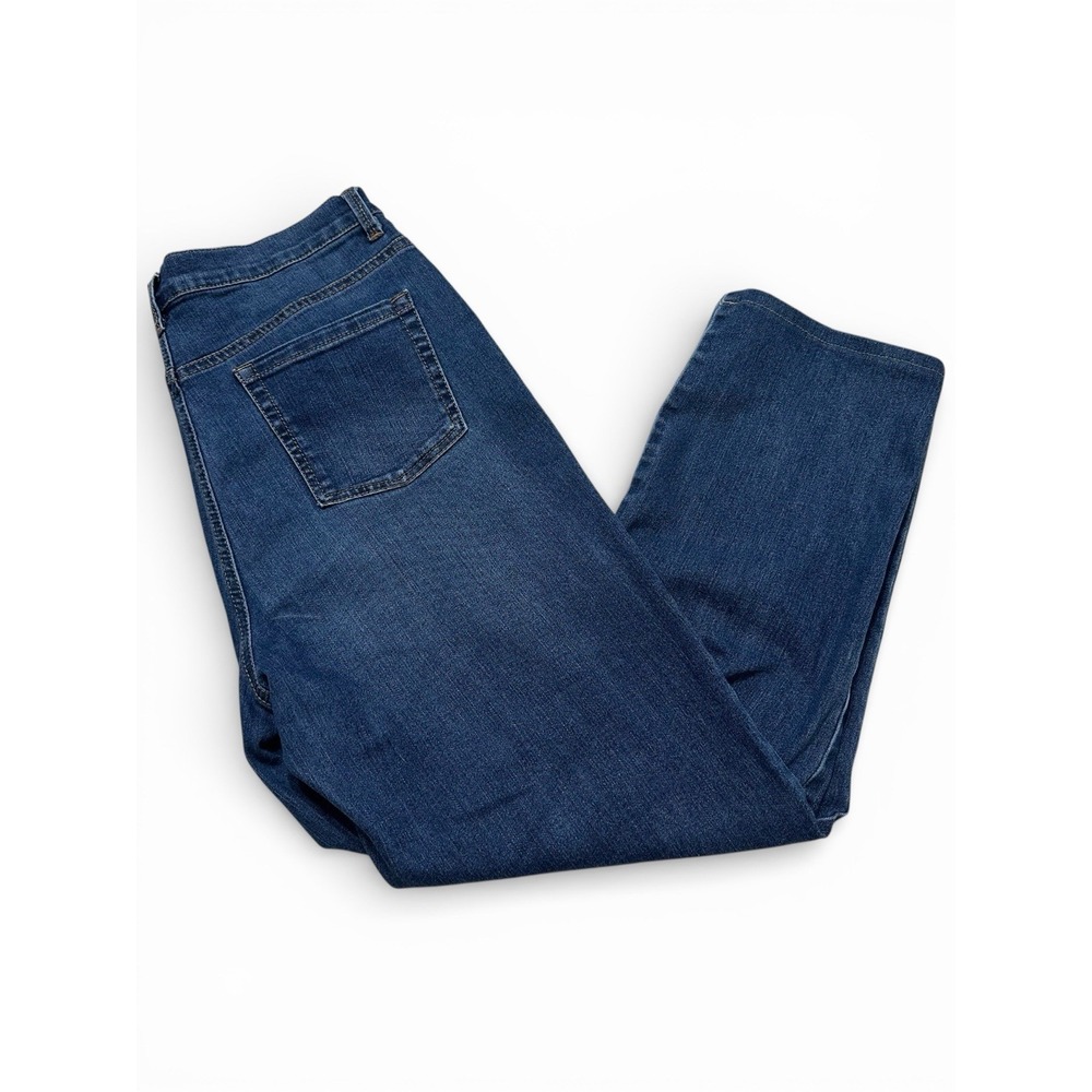 Gloria Vanderbilt Amanda Jeans Womens 12‎ High Rise Straight Leg Blue Denim